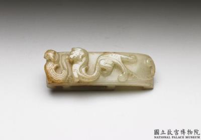 图片[3]-Jade Scabbard Slide with Bird and Beast Pattern, mid to late Western Han Dynasty, 140 BCE-8 CE-China Archive